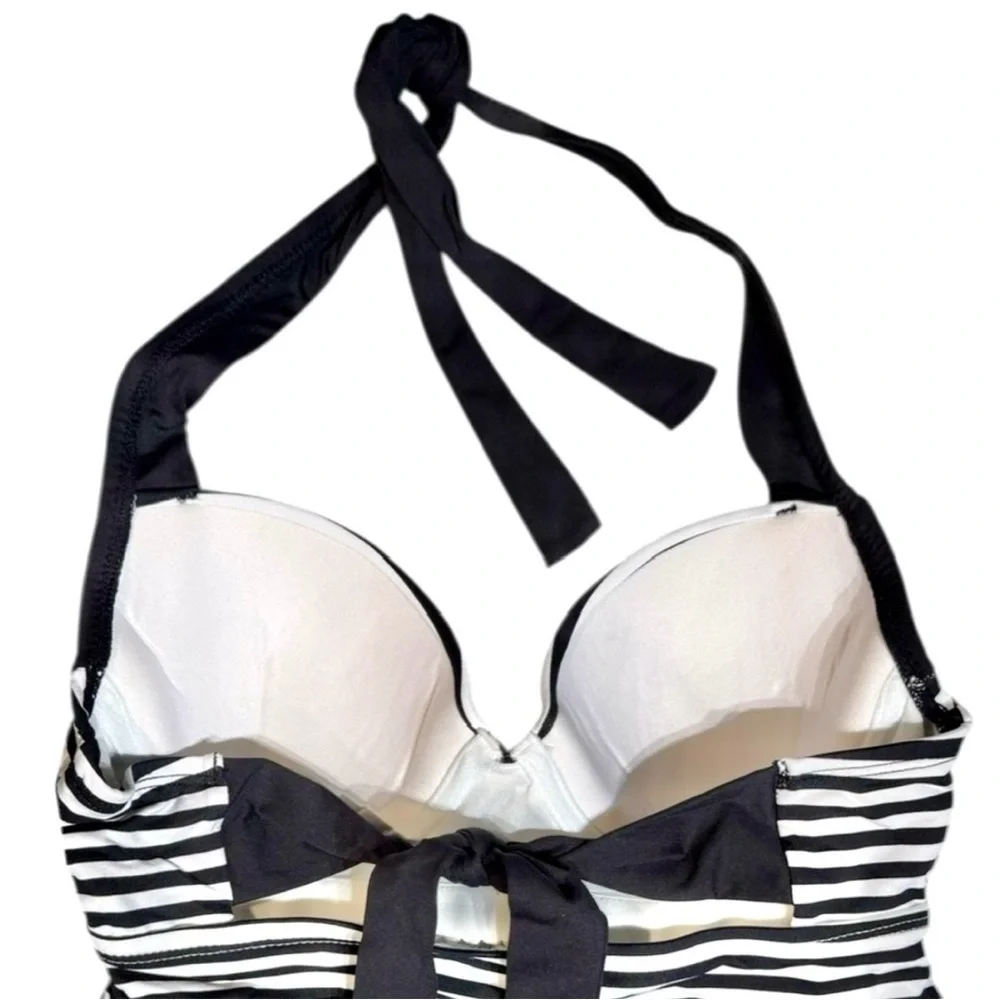Tommy Bahama Littlestripe Underwire Halter Tankini, DD Cup